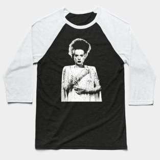 Bride of Frankenstein distressed Baseball T-Shirt